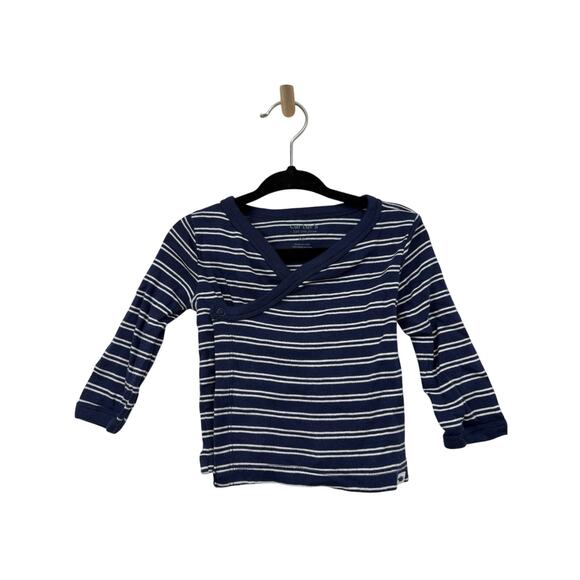 Carter’s Blue Long Sleeve‎ Shirt Pant Set Boy 6M Striped Panama’s #166 - Picture 1 of 16